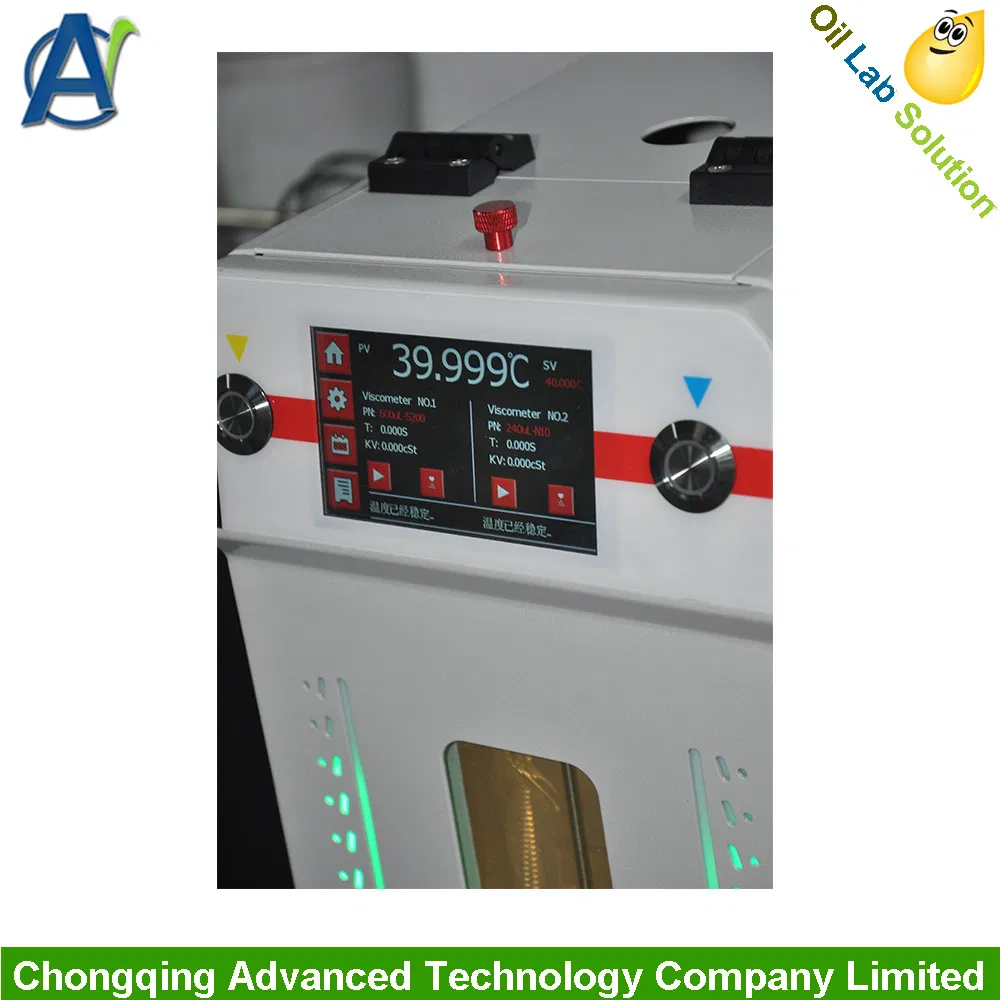 ASTM D7279 Índice de viscosidad automático de cálculo rápido Viscometro cinemático de Houillon para líquidos transparentes y opacos. 2