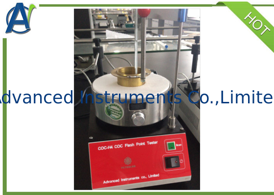 Mejor vendedor ASTM D92 Cleveland Open Cup Flash Point Test Instrument para el aceite lubricante