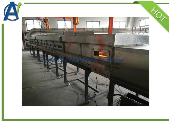 Instrumento de la prueba de la combustión de la cámara de combustión del horno de túnel de Steiner